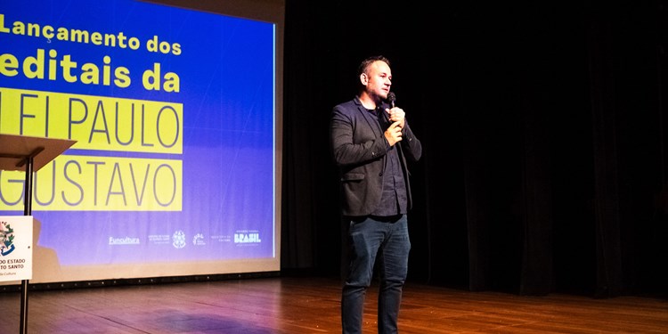 Fabricio Noronha afirmou que a Lei Paulo Gustavo é resultado de muita luta (Foto: Tayson Felix)