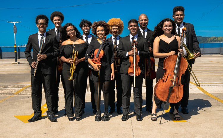 A Orquestra Jovem Capixaba une música de câmara e sinfônica a estilos urbanos (Foto: Divulgação)