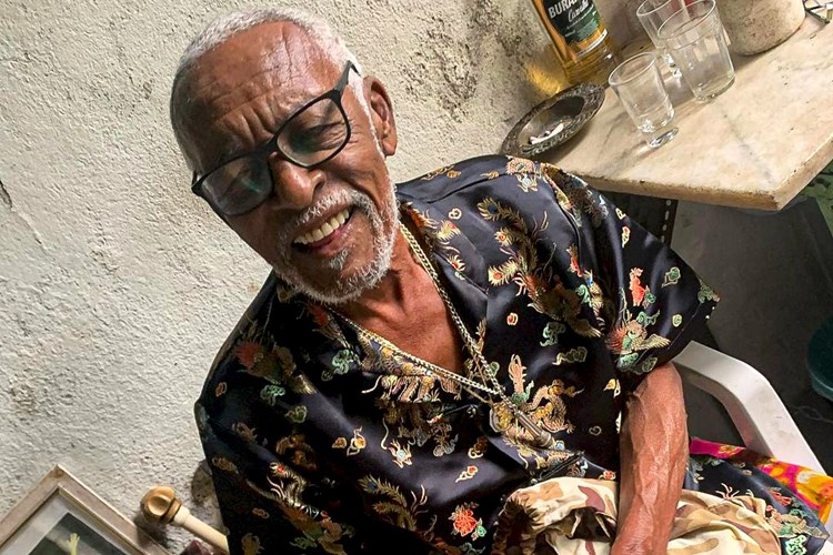 Lenda viva do samba capixaba, Papo Furado é um dos fundadores da Unidos da Piedade (Foto: Instagram)