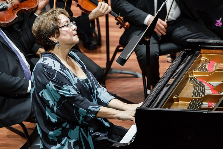 Linda Bustani, expoente do piano no Brasil (Foto: Cicero Rodrigues)