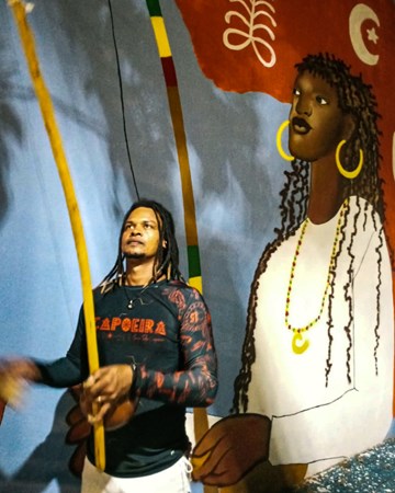 Lindomar de Souza Silva, instrutor de capoeira