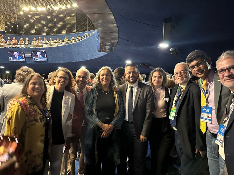 Representantes do Fórum Nacional de Secretários e Dirigentes Estaduais de Cultura (Foto: Lauro Victor)