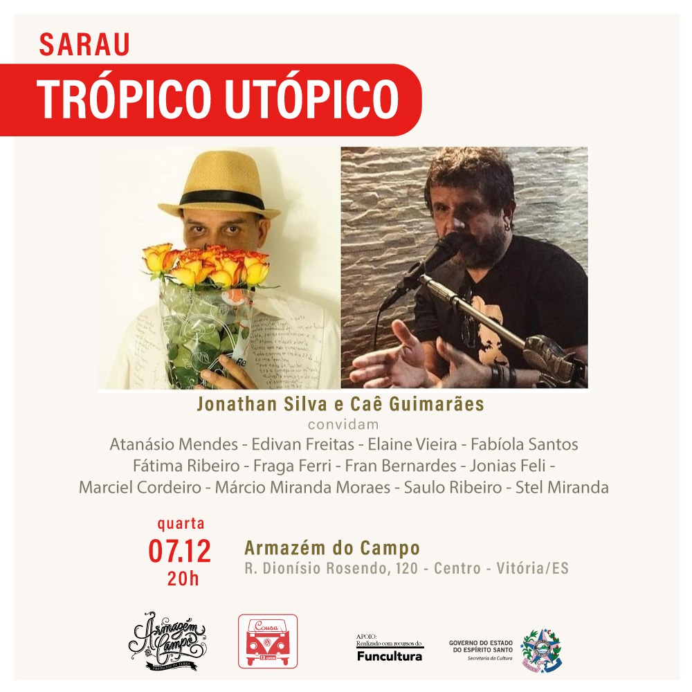 divulgação SARAU TROPICO