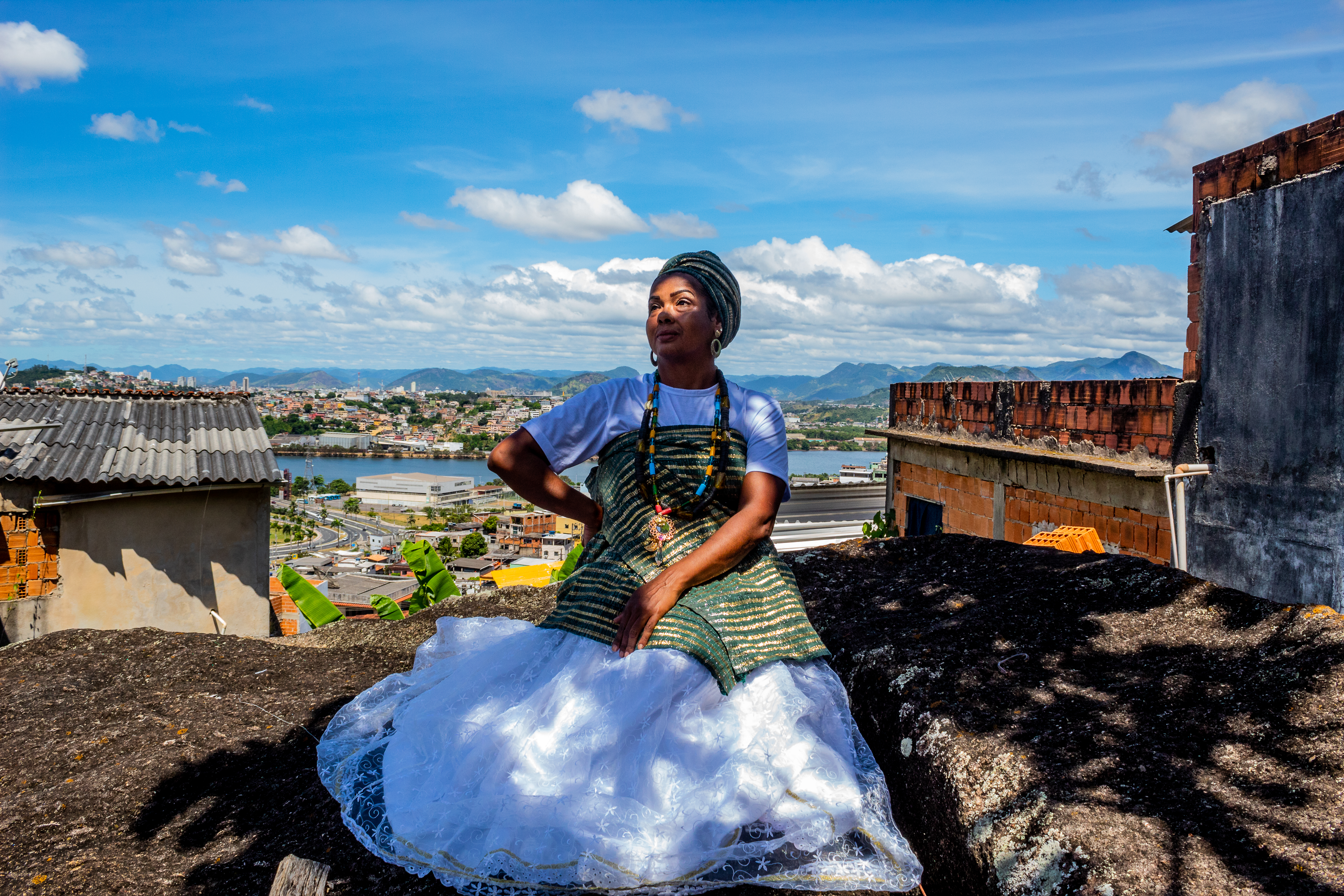 Danuza Bricio, professora e militante do movimento negro, fotografada por Taynara Barreto para a exposição