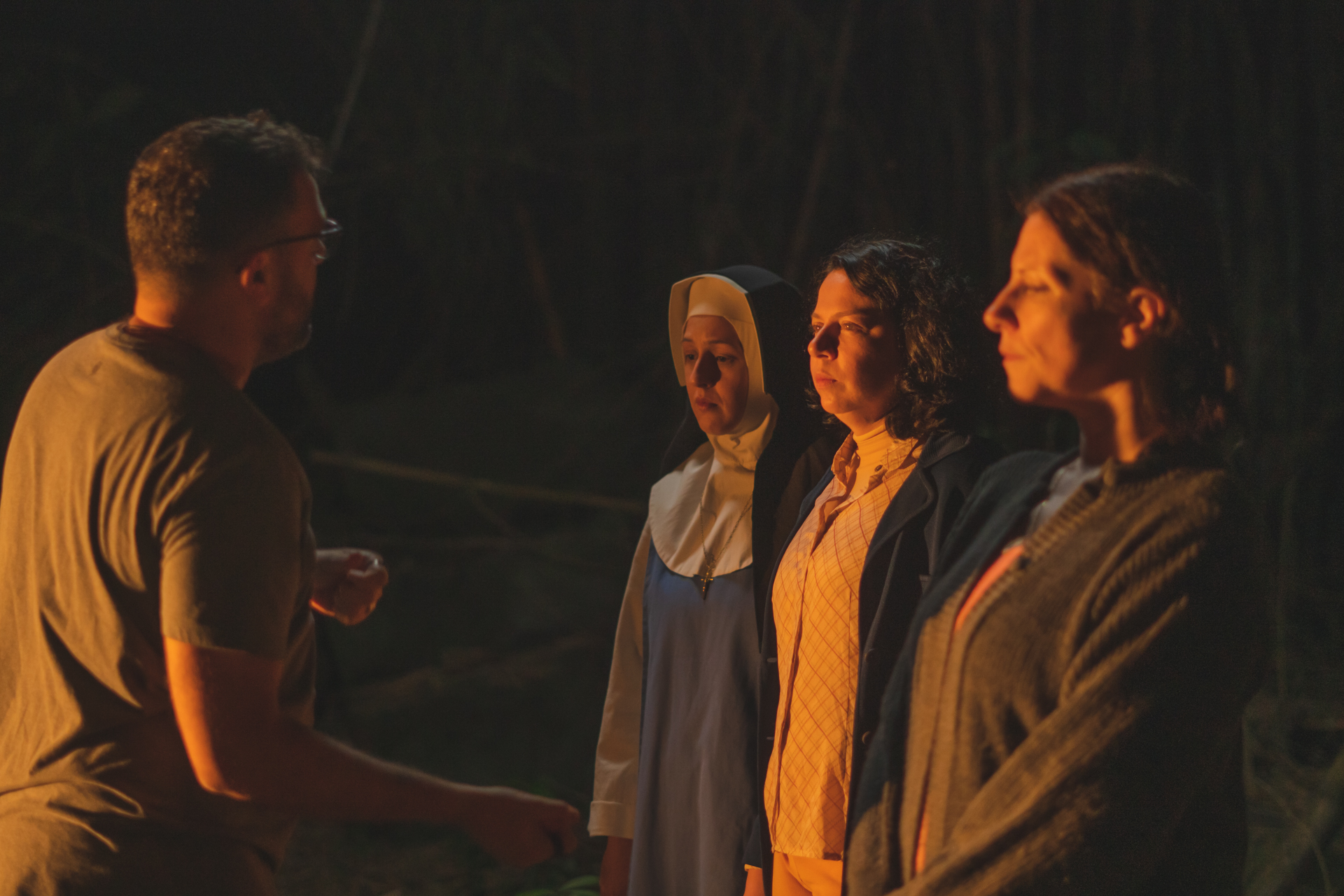 Diretor e atrizes