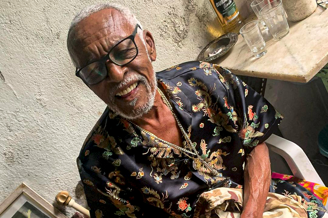 Lenda viva do samba capixaba, Papo Furado é um dos fundadores da Unidos da Piedade (Foto: Instagram)