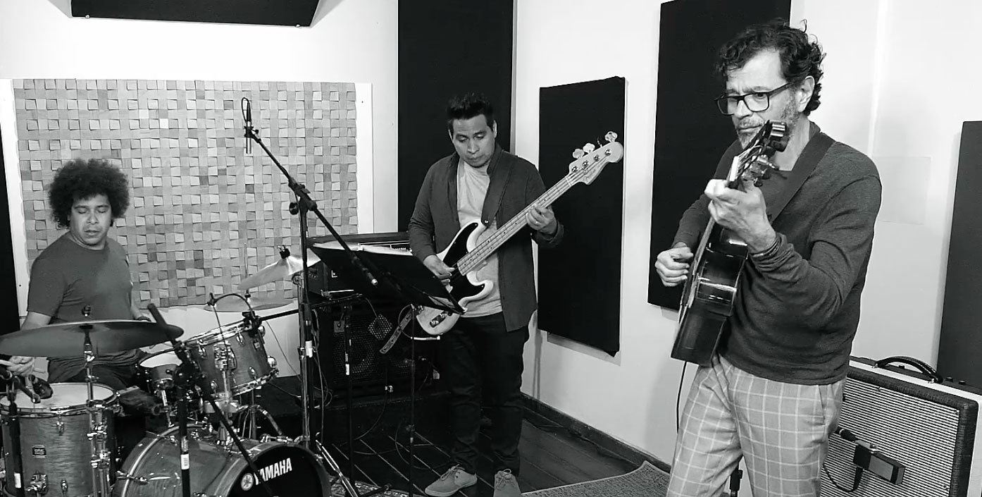 O grupo Naipe de 3 encerra a programação com música instrumental (Foto: Divulgação)