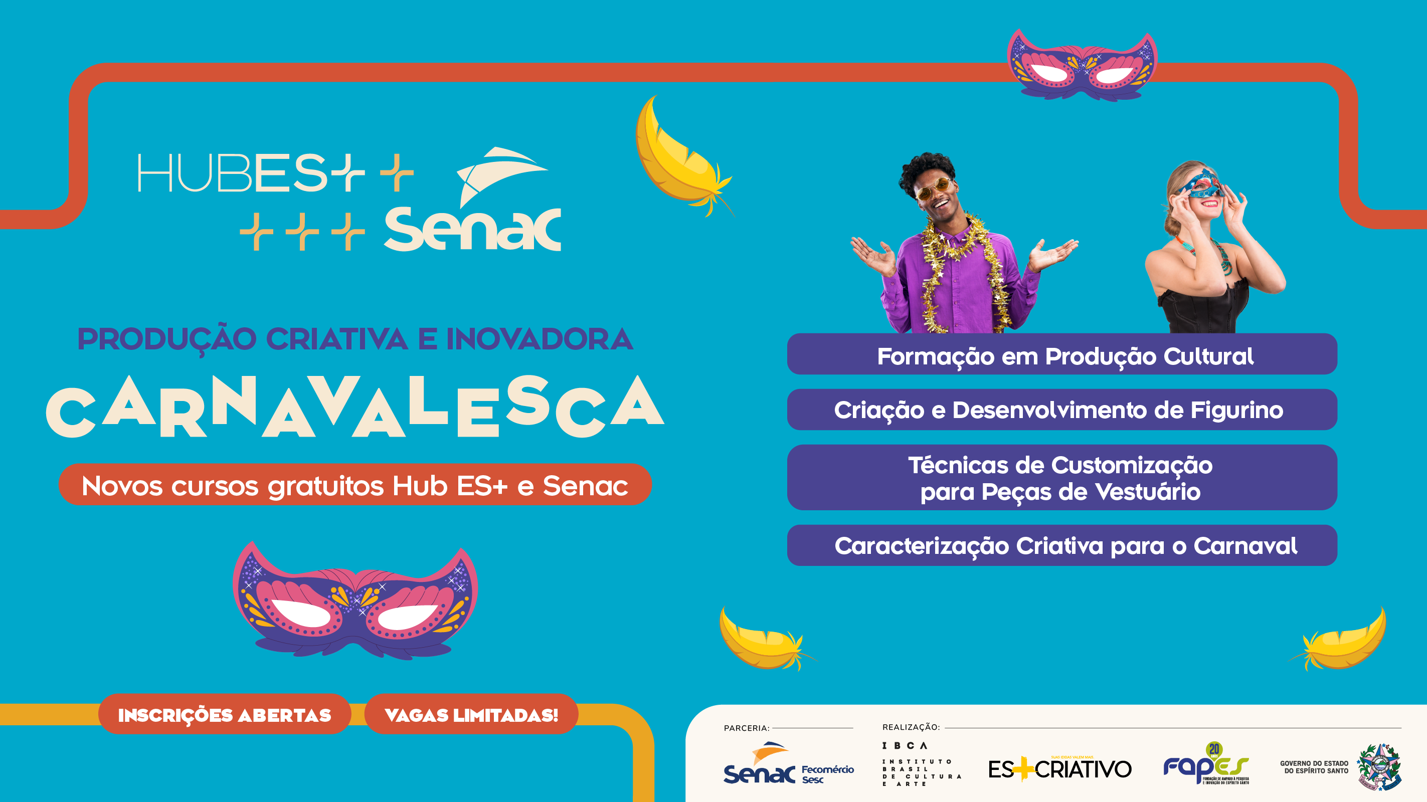Senac - Cursos carnavalescos - Banner site_web
