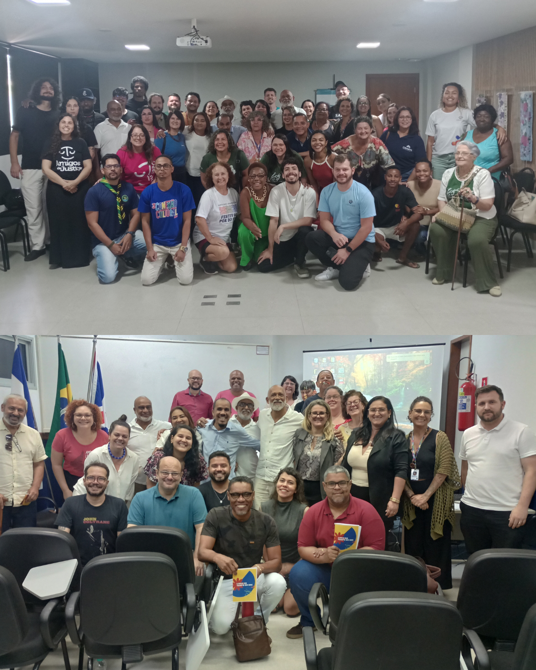 Encontro com pontos de cultura, em Ibiraçu, e com gestores culturais, em Aracruz.