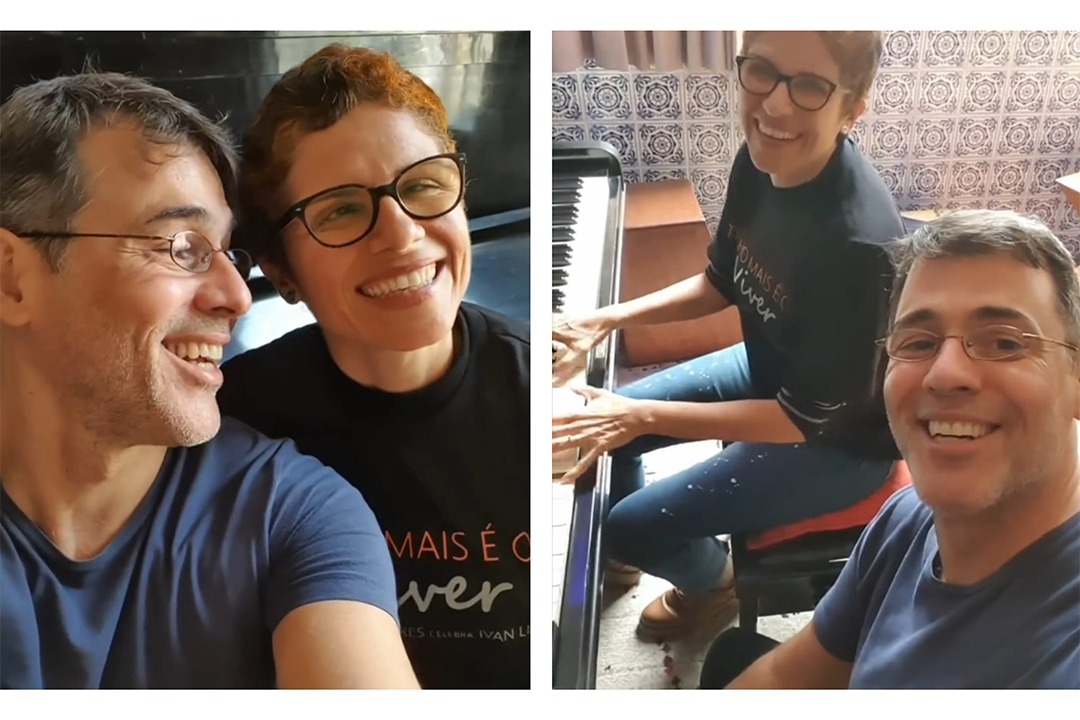 Ananda e Cláudio Lins, filho de Ivan Lins, se conheceram no meio do teatro musical, no Rio de Janeiro.
