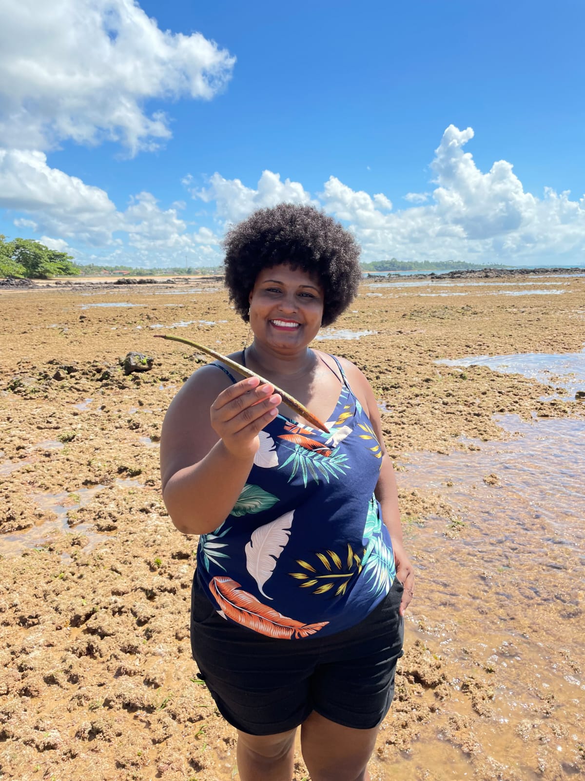 Bióloga e educadora ambiental Jeane Santos. Foto divulgação