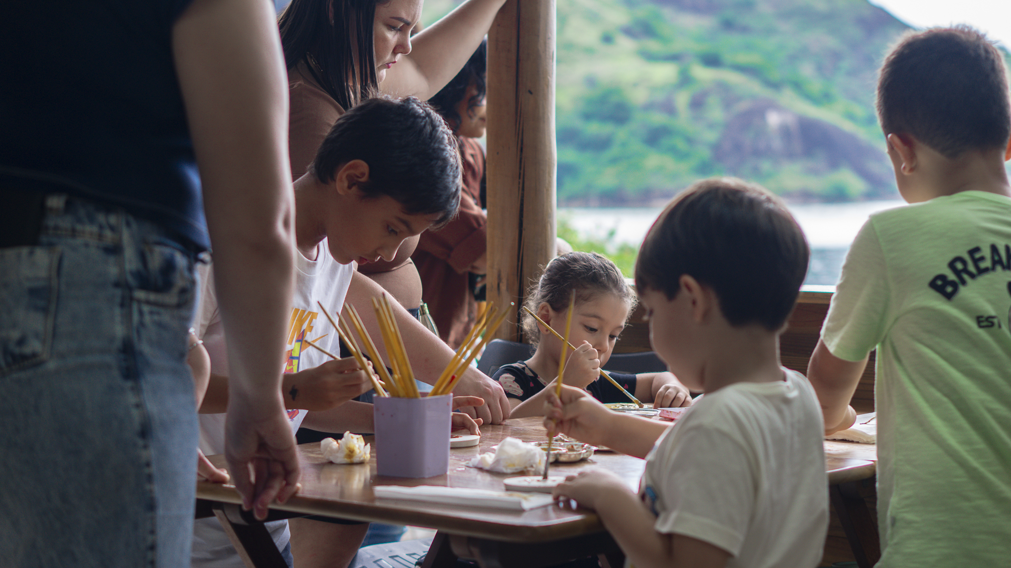 Oficinas educativas e culturais no Projeto Tamar Vitória. Foto Divulgação (91)