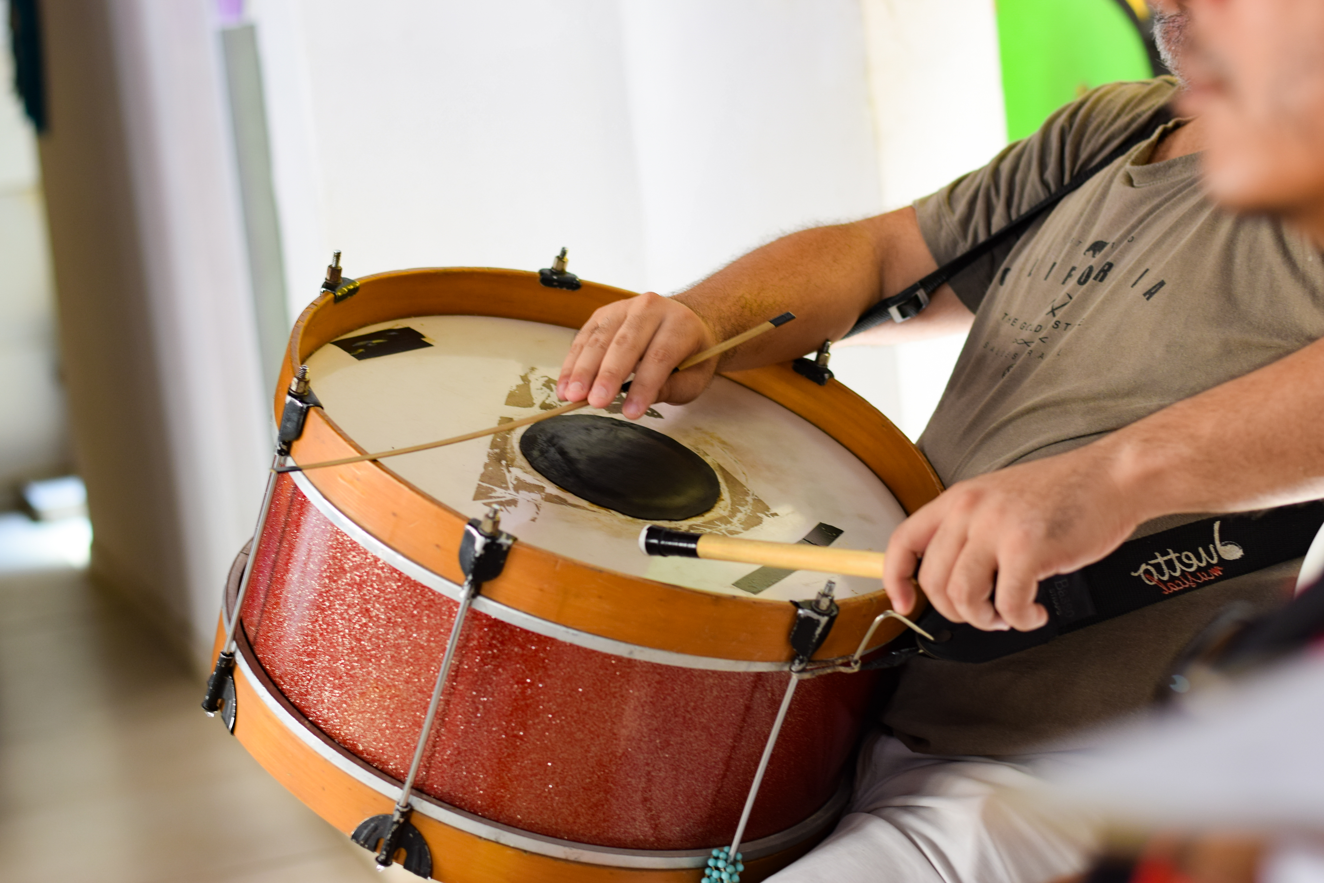 oficina de percussão