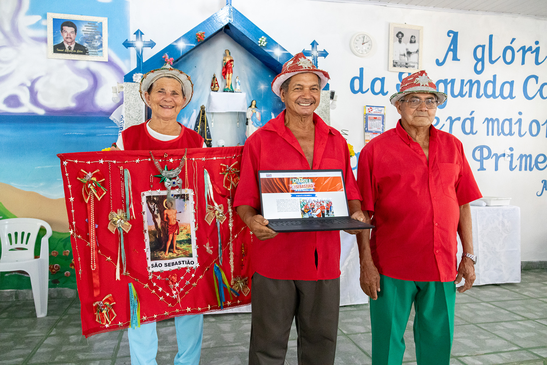 Site da Charola de São Sebastião é lançado em Jacu - Foto Luan Volpato